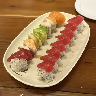 Rainbow and jessica roll