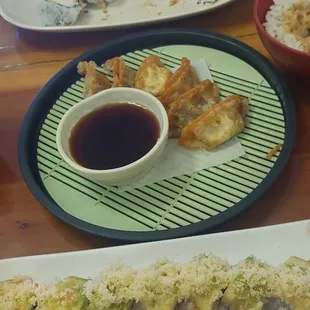 Caterpillar Roll, popcorn Lobster