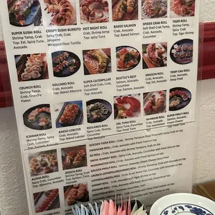 ramen and noodles, menu