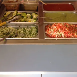 Salsa bar