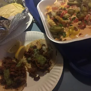 Tacos, Tortas &amp; bomb asada cheese fries!