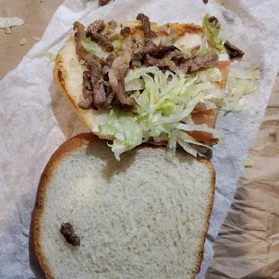 A piece of bread is bigger wtf $9 for this online that advertise 5.95