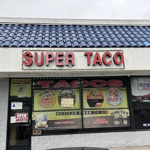 the front of a restaurant