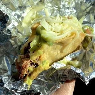 Shredded Beef Hard Taco