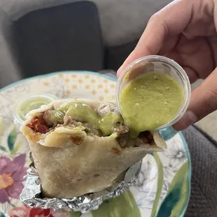 Grilled Chicken Burrito