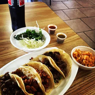 The sampler is dope all the tacos were bomb