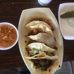 They have a five variety taco special for 7.99