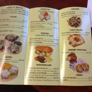 Menu Back