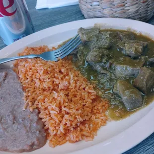 Plato de Chile Verde