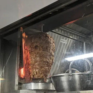 Al Pastor on the trompo