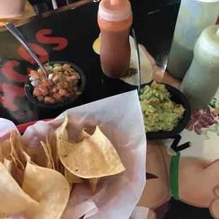 This salsa was AMAZING!!!! The pico was fresh and perfectly made and the guacamole was absolutely delicious.