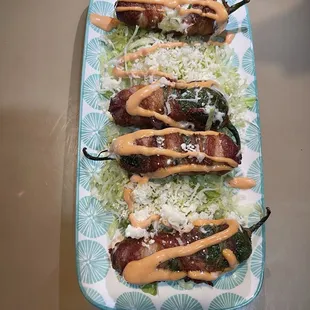 Bacon Wrapped Jalapeno Poppers