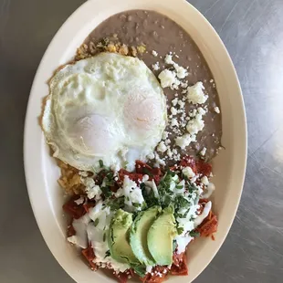 Chilaquiles rojos