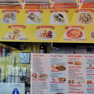 Menus, but no prices