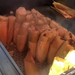Sneak peek at all the delicious tamales