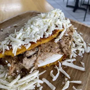 Cachapas Pernil