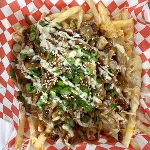Teriyaki chicken fries