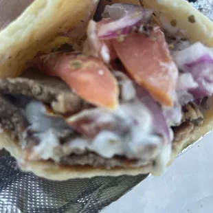 Gyro sandwich-good flavor!