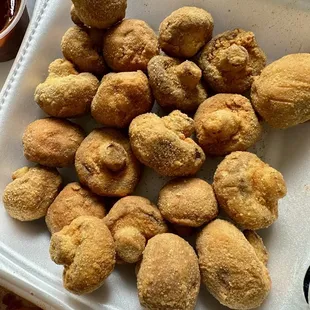 Fried mushrooms