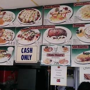 menu, sushi and sashimi