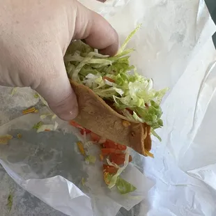 Crunchy taco