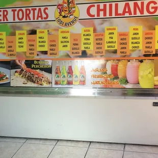 The variety of tortas they offer