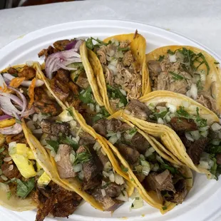 Tacos with your choice of meat