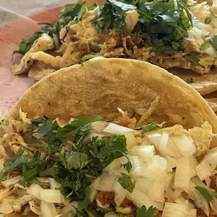 Chicken tacos
