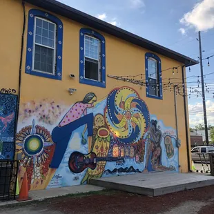 Mural (exterior, patio)