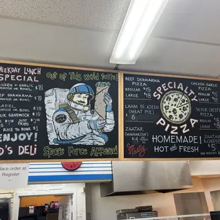 Menu board (as of 8/15/24)