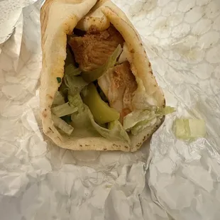 Chicken Shawarma no fries