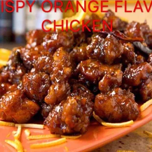 crispy orange flavor chicken