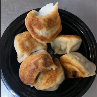 a close up of a plate of food