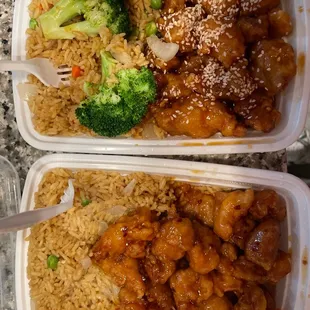 C9. General Tsos Chicken Combo C8. Seasame Chicken Combo