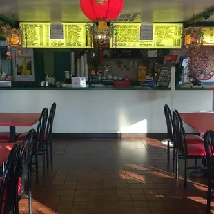 Order at the counter