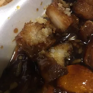 I'm not cute what all that grisly white stuff was ...