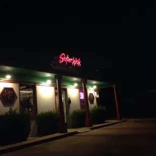 :) Drive-thru available.