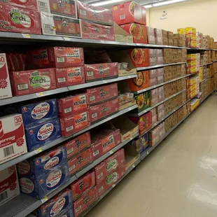 Lots of ramen in stock