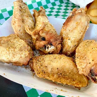 6 piece wings - lemon pepper