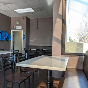 Inside of restaurant.