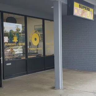 the front of a restaurant