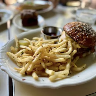 Burger &amp; fries