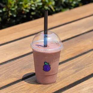 Signature Smoothie - Super Punch 
 is a powerhouse smoothie with pb crumbs whey and banana