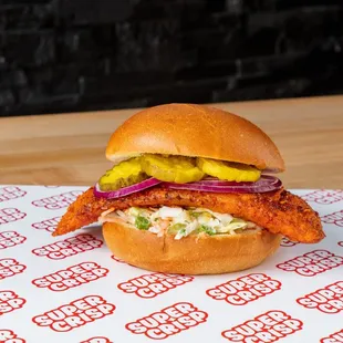 Spicy Japanese Fried Fish Sandwich