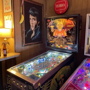 two pinball machines