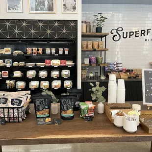 Chips, cookies, assorted snacks and coffee service