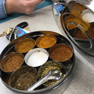 a person preparing a meal