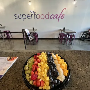 Catering:  Mega Bowl with all the fruit.