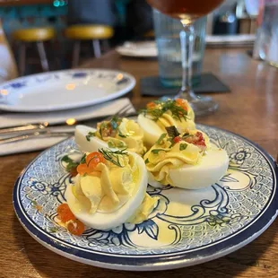 deviled eggs