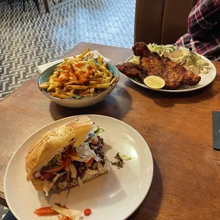 Chicken Schnitzel Salad